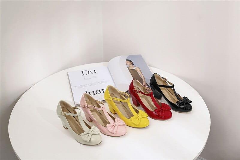 Czółenka lakierki w 5 kolorach - obrazek 2