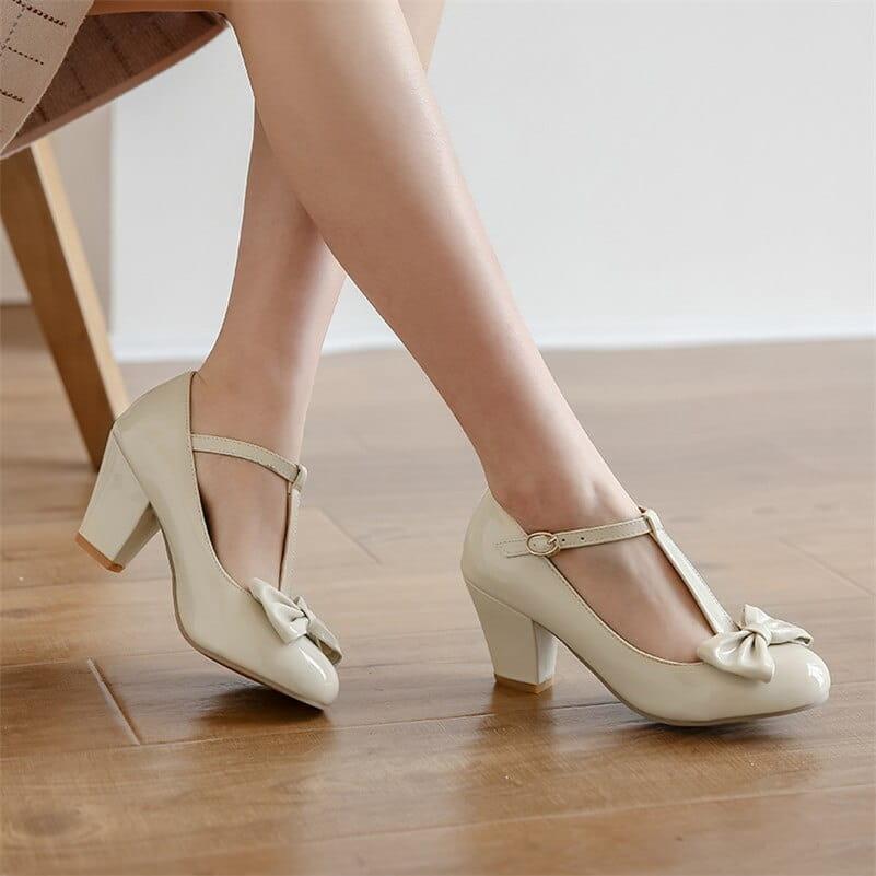 Czółenka lakierki w 5 kolorach - obrazek 16