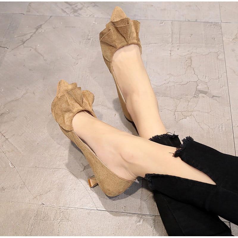 Zamszowe czółenka 5 kolorów - obrazek 9