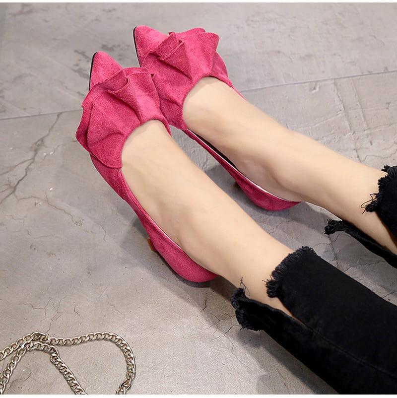 Zamszowe czółenka 5 kolorów - obrazek 12