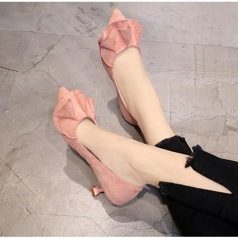 Zamszowe czółenka 5 kolorów - obrazek 14