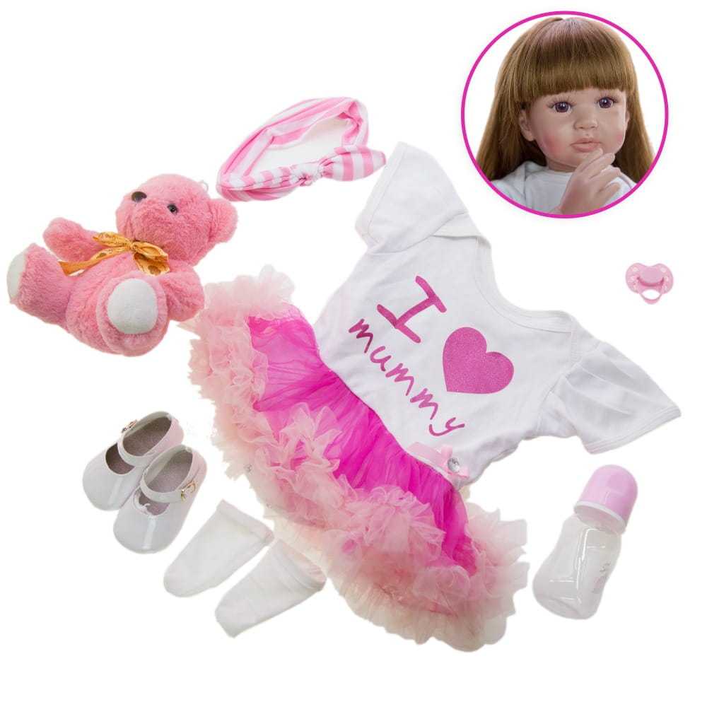 Malwina Lalka Księżniczka 60 cm - obrazek 13