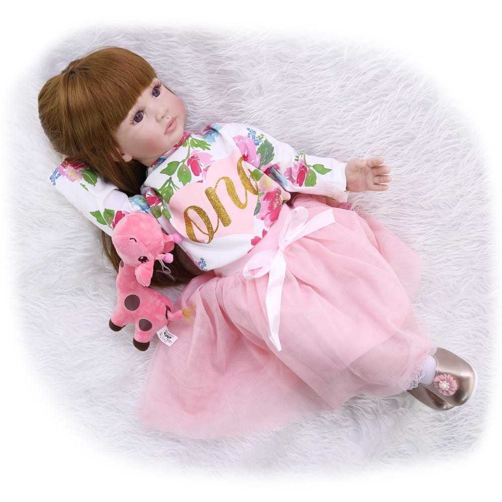 Livia Lalka baby girl 60 cm - obrazek 5