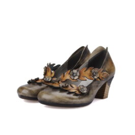 Czółenka ze skóry