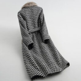 Wełniany płaszcz Clarina Plus Size