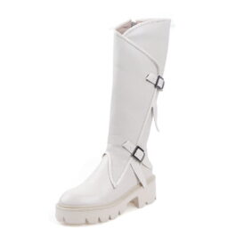 Skórzane kozaki Argenia