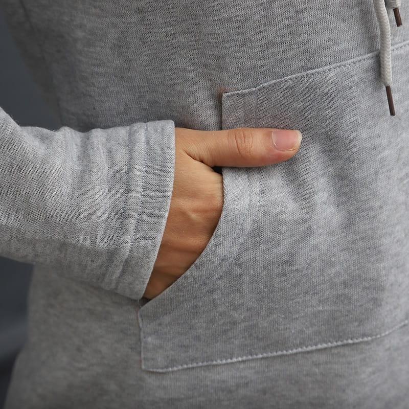 Długa bluza z kapturem sukienka - obrazek 16