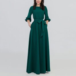 Długa sukienka wiązana 7 kolorów