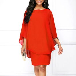 Sukienka nietoperz plus size 4 kolory