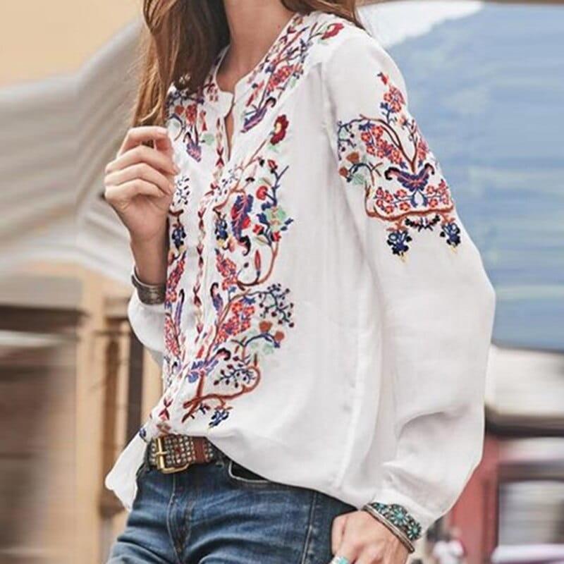 Bluzka w stylu etno 3 kolory - obrazek 2