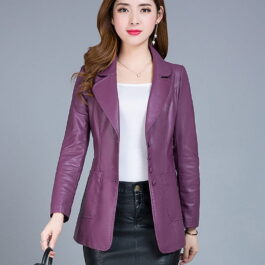 Kurtka sztuczna skóra