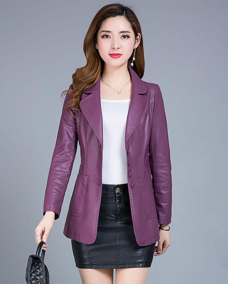 Kurtka sztuczna skóra