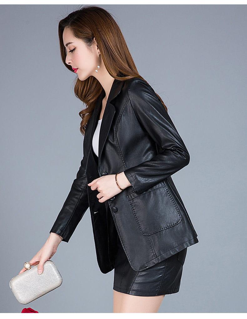 Kurtka sztuczna skóra - obrazek 6