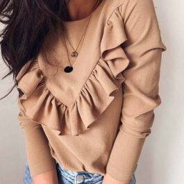 Bluzeczka z falbanką 3 kolory