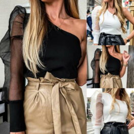 Bluzeczka na jedno ramię 2 kolory