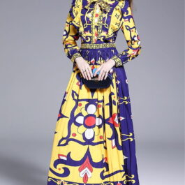 Sukienka długa Floral