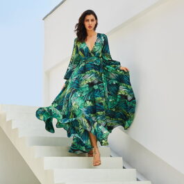 Ralianna Green Romantyczna sukienka