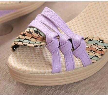 Plecione sandały - obrazek 5