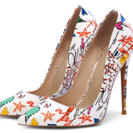 Wysokie szpilki Graffiti