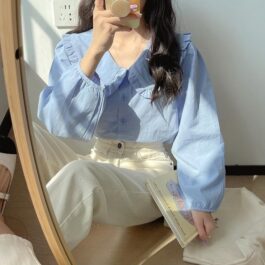 Bluzka koszula z kołnierzem