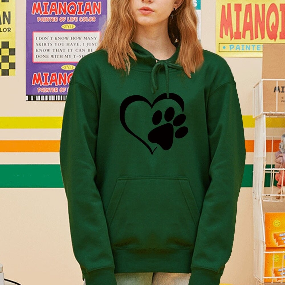 Bluza z kapturem Serce dla zwierząt - obrazek 6