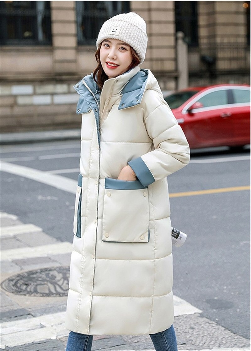 Płaszcz z kontrastowymi wypustkami - obrazek 12