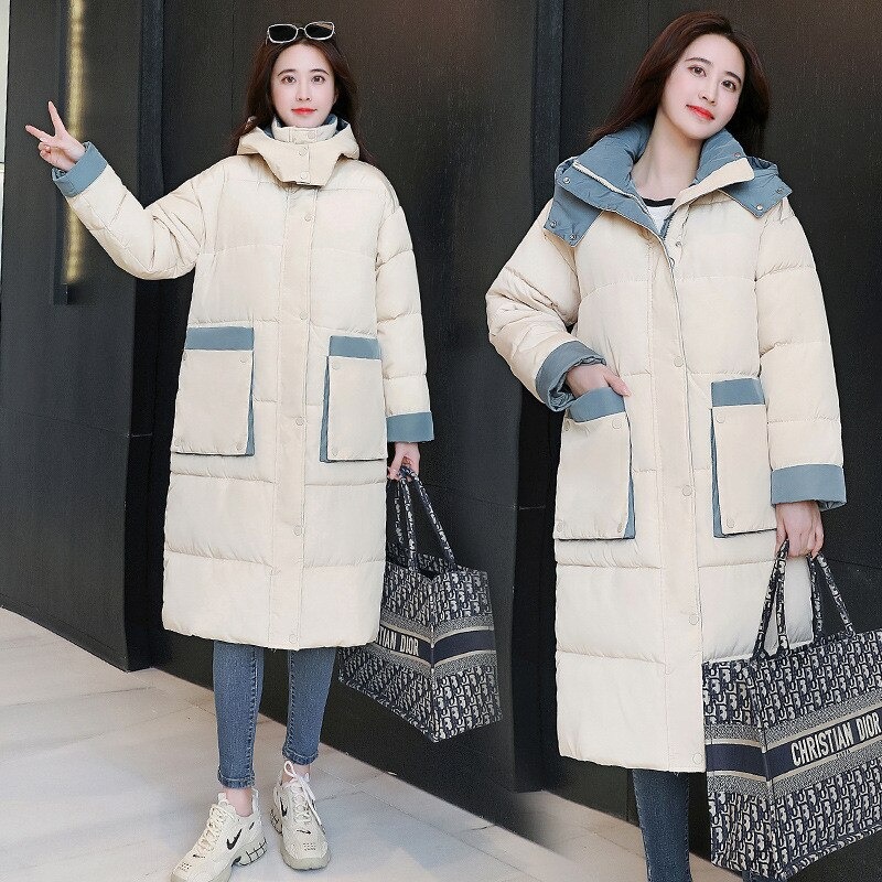 Płaszcz z kontrastowymi wypustkami - obrazek 2