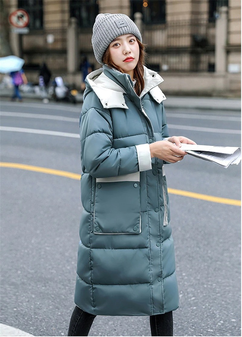 Płaszcz z kontrastowymi wypustkami - obrazek 10