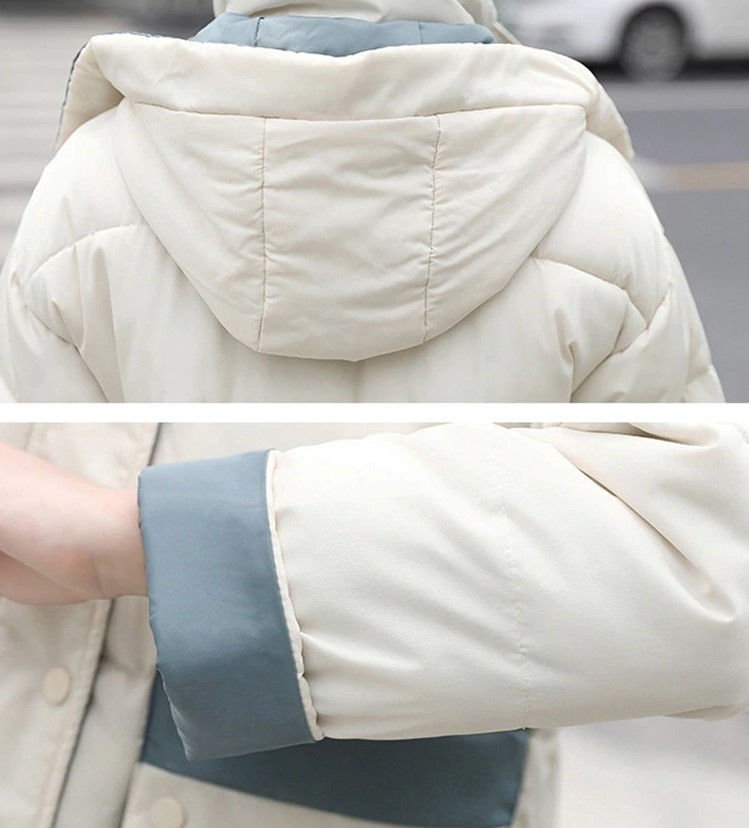 Płaszcz z kontrastowymi wypustkami - obrazek 16