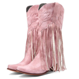 Kowbojki z frędzlami