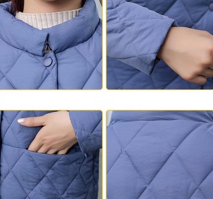 Kurtka pikowana na sezon wiosna jesień - obrazek 12